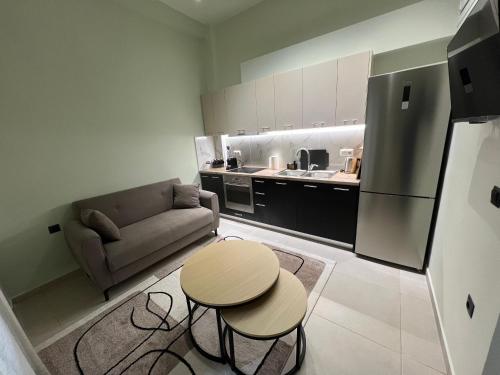 Modern apartment with patio