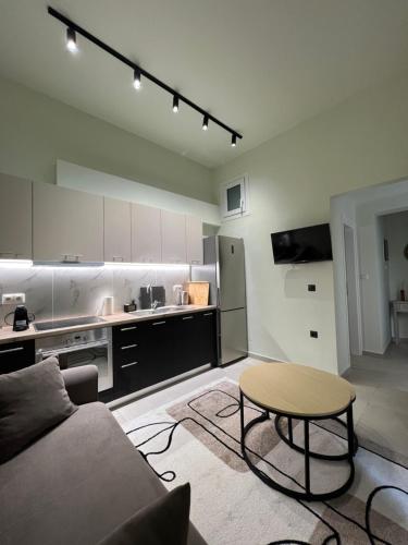 Modern apartment with patio