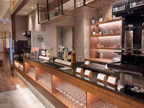 Una cocina o cocineta en Hotel Taisetsu Onsen&Canyon Resort