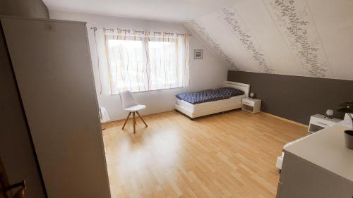 Postel nebo postele na pokoji v ubytování Ferienwohnung Blome