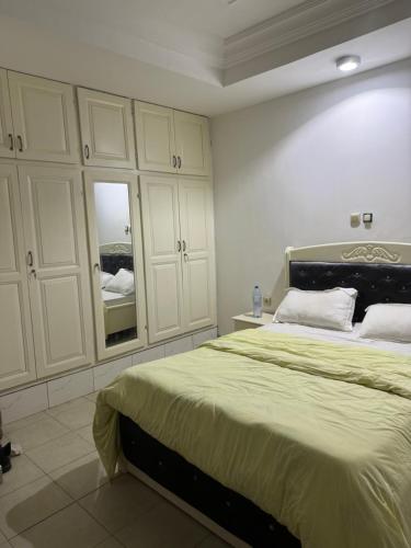 Postel nebo postele na pokoji v ubytování Complexe Mael