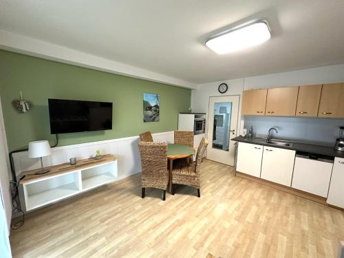 Η κουζίνα ή μικρή κουζίνα στο Morgensonne