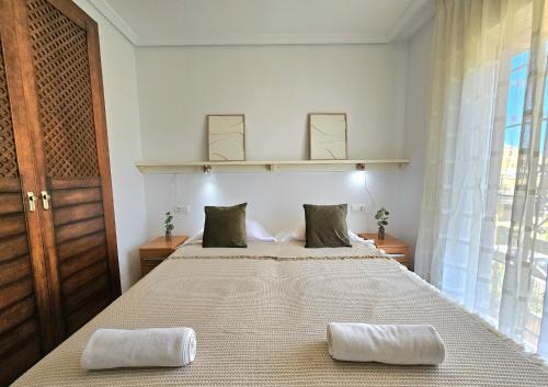 Posteľ alebo postele v izbe v ubytovaní Appartement (Casa Nati)