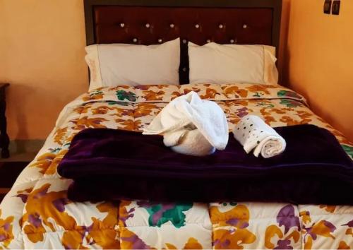 Cama o camas de una habitación en Hotel Kasbah Telouet
