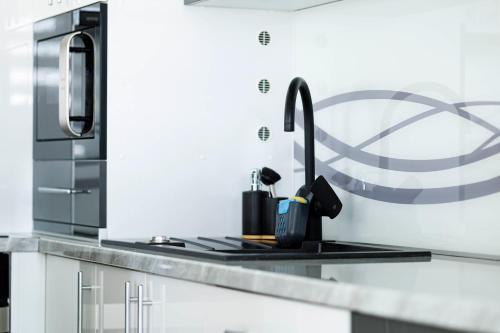 Kuchyň nebo kuchyňský kout v ubytování Apartman Luxury Kiseljak