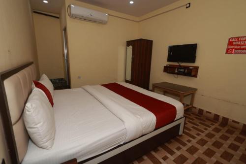 TV a/nebo společenská místnost v ubytování Hotel Vikrant