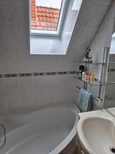 Koupelna v ubytování Ferienwohnung Eira am nahen schönen Edersee Waldeck -Sachsenhausen