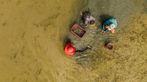 Permandangan sungai dekat dengan hotel