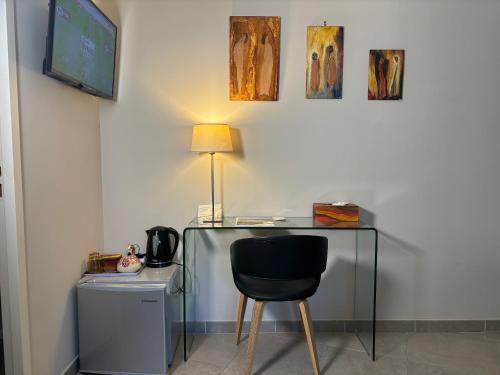 Le grenier occitanにあるテレビまたはエンターテインメントセンター