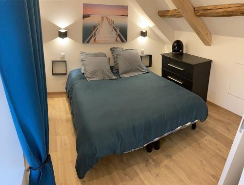 Postel nebo postele na pokoji v ubytování Maison de vacances insolite - 1-6 pers à Guérande