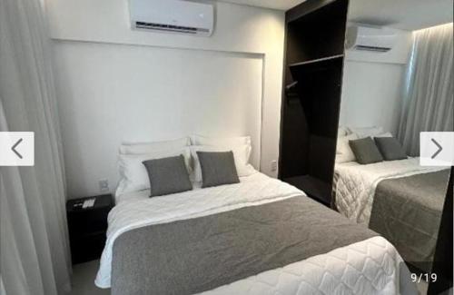 pokój hotelowy z dwoma łóżkami w pokoju w obiekcie Gav Resorts w mieście Ipojuca
