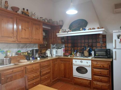 Kuchyň nebo kuchyňský kout v ubytování LILIA