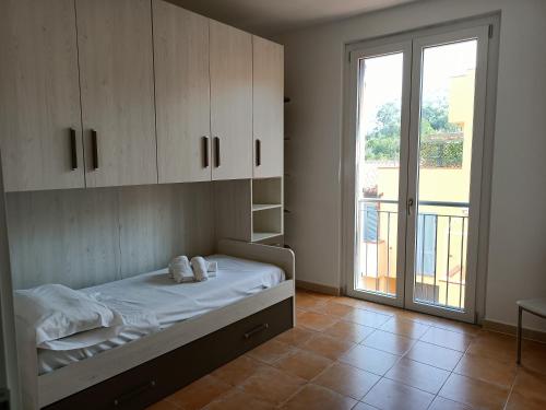 Ένα ή περισσότερα κρεβάτια σε δωμάτιο στο Luxury penthouse 2 camere