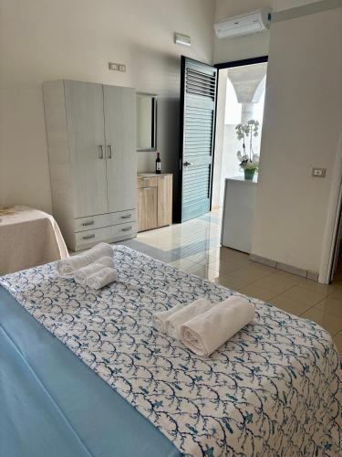 Cama o camas de una habitación en Agriturismo Antico Vigneto