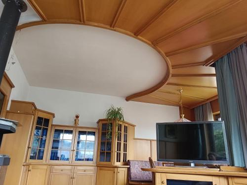 TV a/nebo společenská místnost v ubytování Plose Appartements