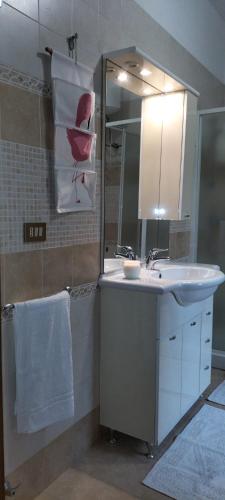 Koupelna v ubytování Casa Vacanze al muro di cinta Carloforte