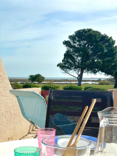 Maison - piscine - clim - wifi - vue lac - 4 pers