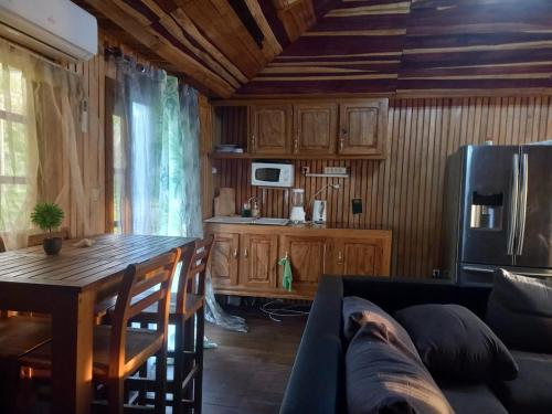 Kuchyň nebo kuchyňský kout v ubytování Appartement Chalet Kribi