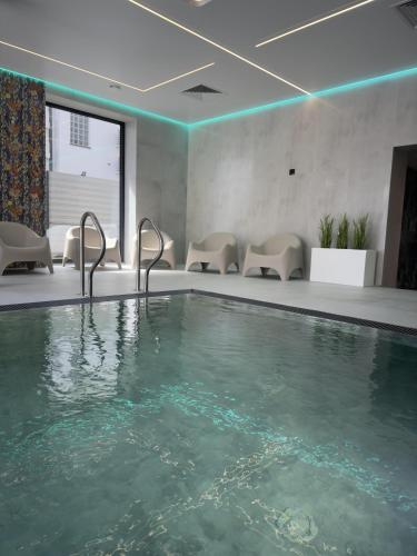 Der Swimmingpool an oder in der Nähe von Suntel Łeba