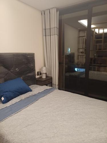 Una cama o camas en una habitación de Hermoso monoambiente en la mejor zona