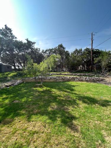 a tree in the middle of a grass field at New 2025 Modern 3BR Retreat in Canyon Lake