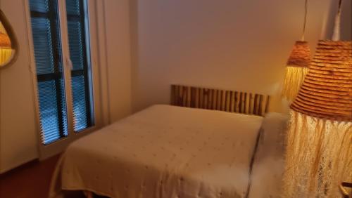 Katil atau katil-katil dalam bilik di Sea view apartment VIVIANA