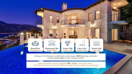 Πισίνα στο ή κοντά στο Villa Mavi Manzara