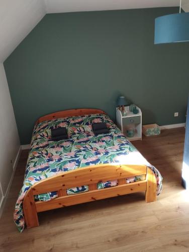 Postel nebo postele na pokoji v ubytování Chambres d'hotes PROCHE CIRCUIT