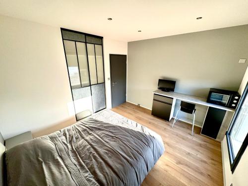 Chambre pour 2 au calme climatisée