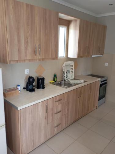 Una cocina o cocineta en Trousas Double Apartment
