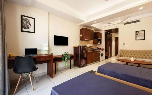 The Ankara Suitesにあるテレビまたはエンターテインメントセンター