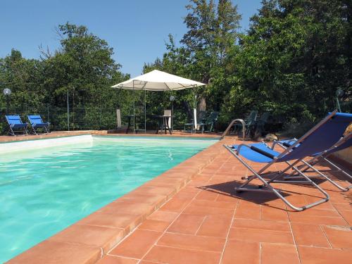 Bazén v ubytování Agriturismo La Leggenda nebo v jeho okolí