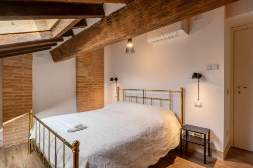 Katil atau katil-katil dalam bilik di Case Zucchi Bioagriturismo
