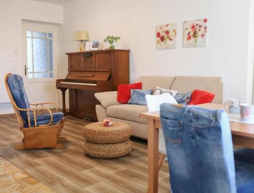 Posezení v ubytování Apartmán Kopretina