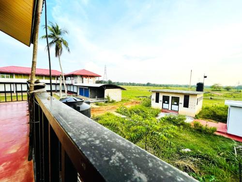 a view from the balcony of a house at Stay Lanka Guest House in Nikawatawana