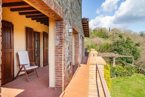 Balcon ou terrasse dans l'établissement Home with a view in Scansano, Tuscany