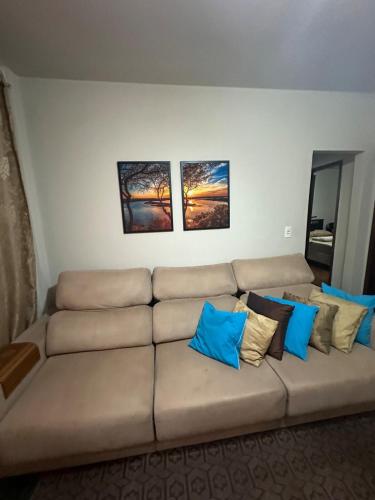 Posezení v ubytování Apartamento no Sidil