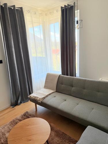 Posezení v ubytování Ribica Apartments