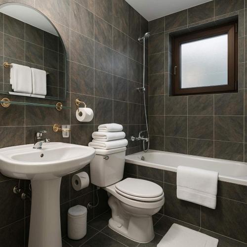 Ένα μπάνιο στο Apartments Villa Mirjana