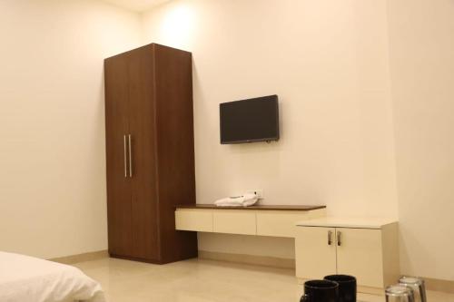 TV a/nebo společenská místnost v ubytování Hotel Mbd Castle