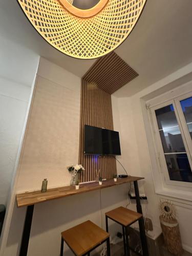 Photo de la galerie de l'établissement Cosy studio en face de la gare SNCF, à Grenoble