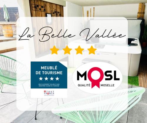 Certifikát, hodnocení, plakát nebo jiný dokument vystavený v ubytování La Belle Vallée - Gîte de charme - SPA - Pétanque