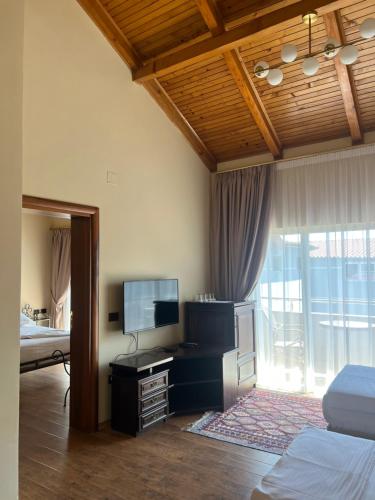 TV a/nebo společenská místnost v ubytování B Boutique Hotel