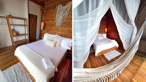 Casa Dos Almasにあるベッド
