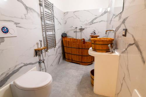 Kúpeľňa v ubytovaní Centralissima Maison di San Francesco, unica e accogliente!