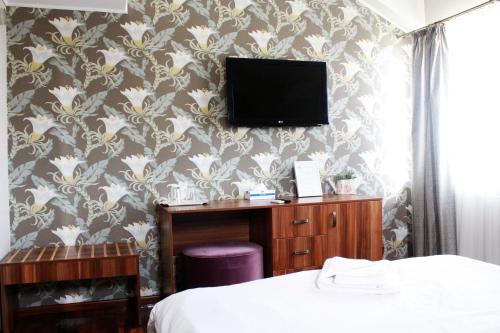 Hotel Papionにあるベッド