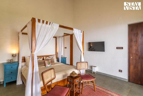 Μια τηλεόραση ή/και κέντρο ψυχαγωγίας στο StayVista at Under The Stars lovedale ooty