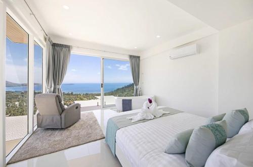 Katil atau katil-katil dalam bilik di Villa The Wave