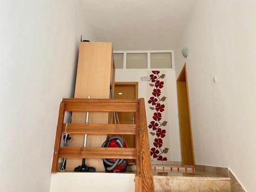 Μία ή περισσότερες κουκέτες σε δωμάτιο στο Apartments Tiho & Jelena