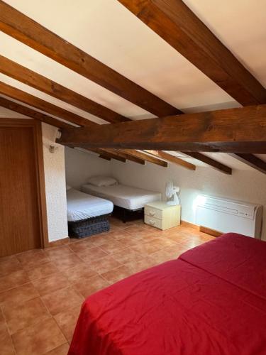 Posteľ alebo postele v izbe v ubytovaní Corse Appartement Sognu di Mar Marine de Bravonne à Linguizzetta